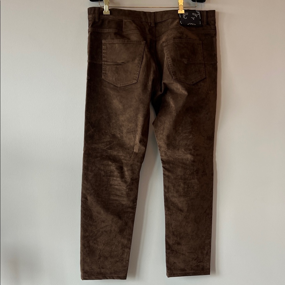 Dior x CACTUS JACK Slim-Fit Jeans Mocha Brown - Picture 6 of 14
